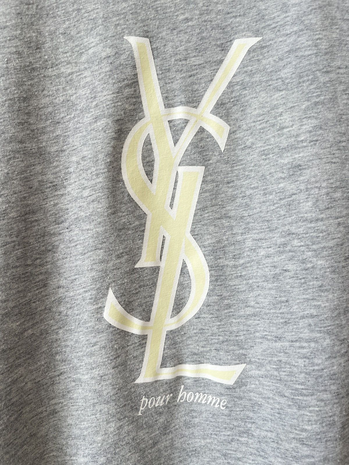 Yves Saint Laurent Vintage Yves Saint Laurent T-Shirt with Big Logo YSL Paris Size US M / EU 48-50 / 2 - 3 Thumbnail