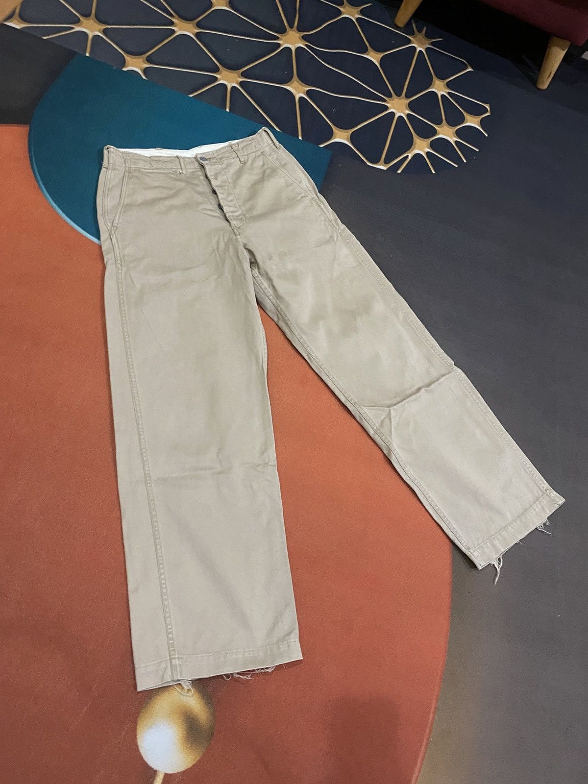 Buzz Rickson's Buzz Rickson Beige Military Chino Pants Made in Japan Size US 30 / EU 46 - 12 Thumbnail