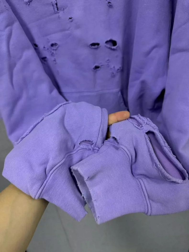 Balenciaga Balenciaga Purple Sabotage Hoodie Size US XS / EU 42 / 0 - 8 Thumbnail