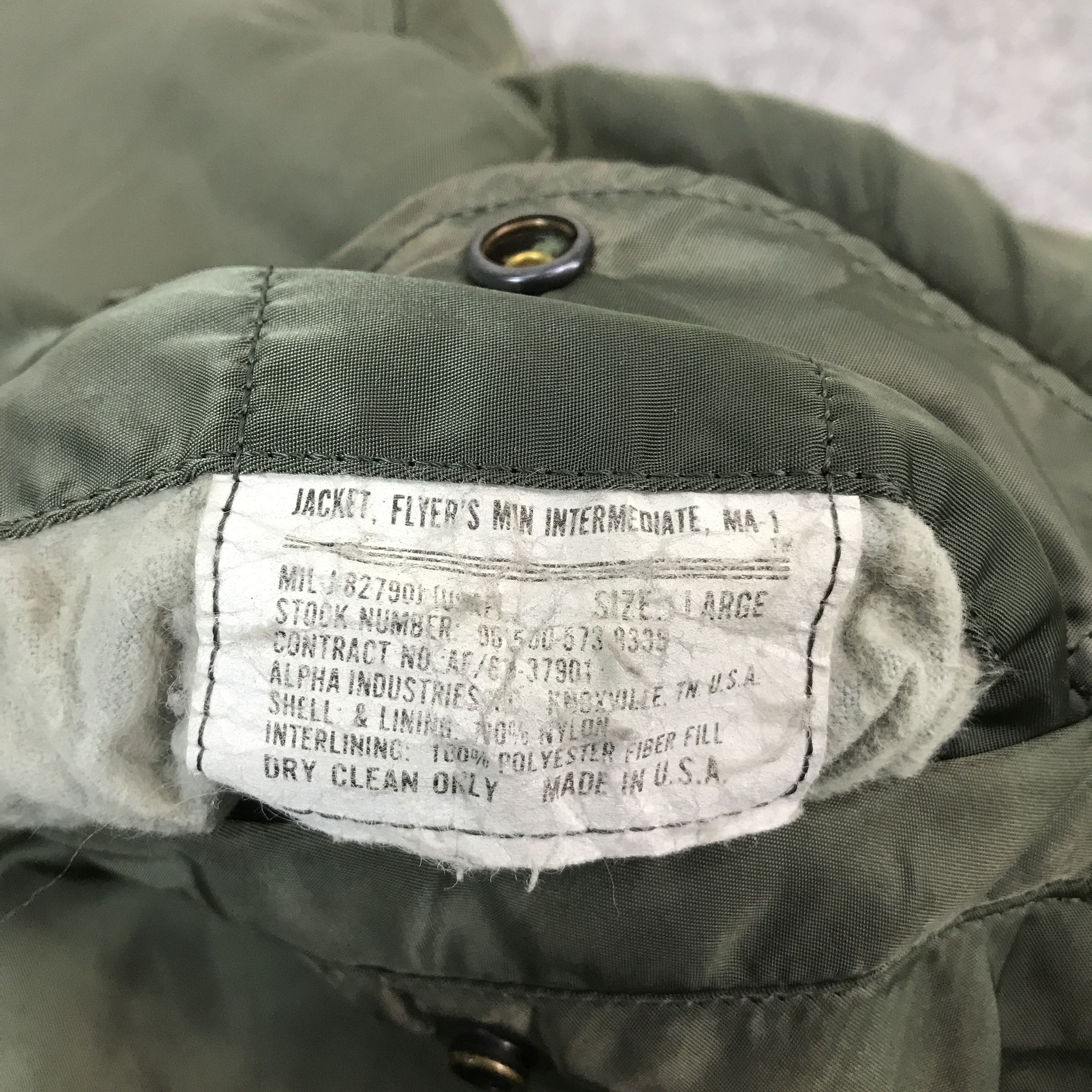 Alpha Industries Jacket Flyers Man Ma-1 Alpha Industries Bomber Jackets Size US XL / EU 56 / 4 - 10 Thumbnail