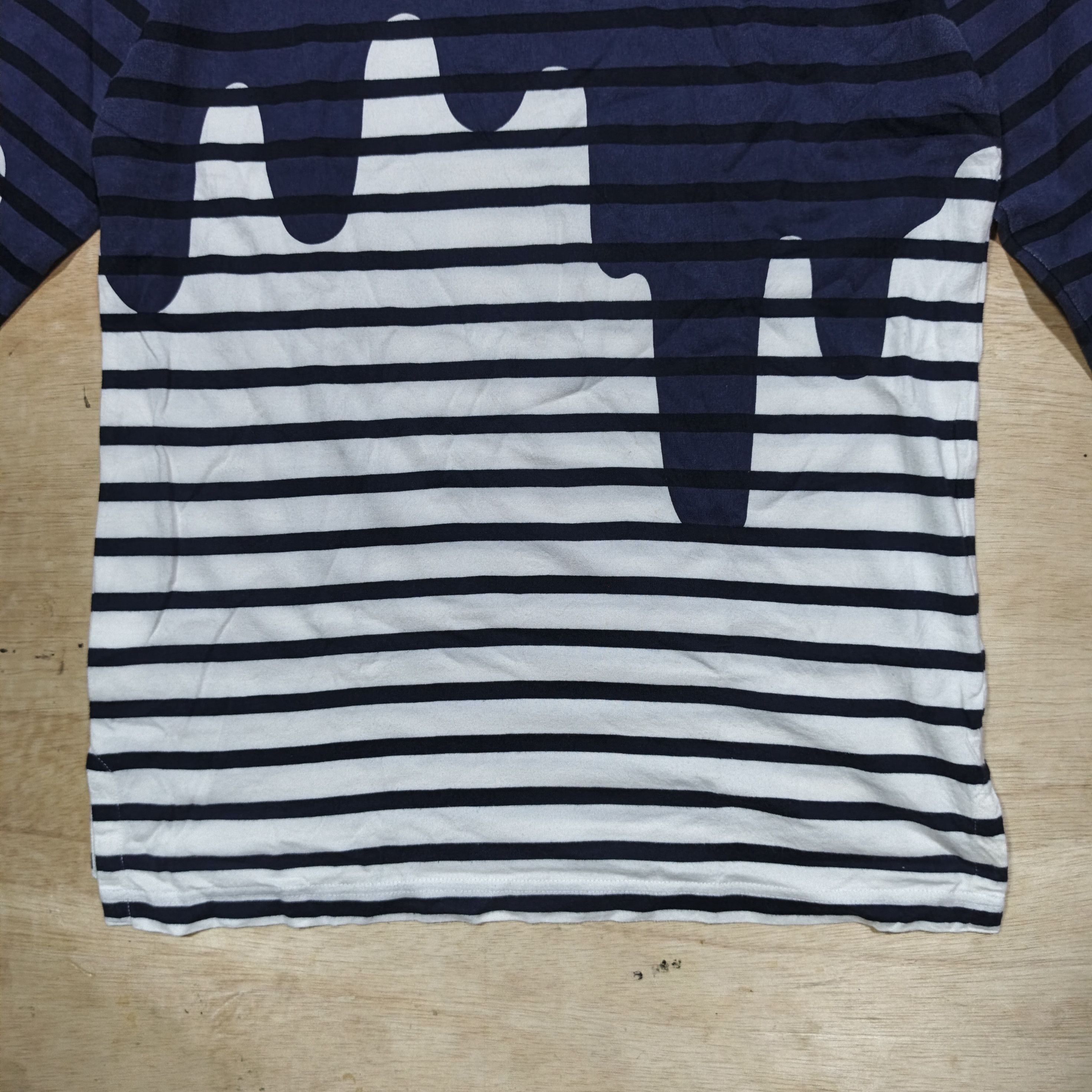 Japanese Brand DESERTIC Liquid Print Border Longsleeve T-Shirt Size M / US 6-8 / IT 42-44 - 8 Thumbnail