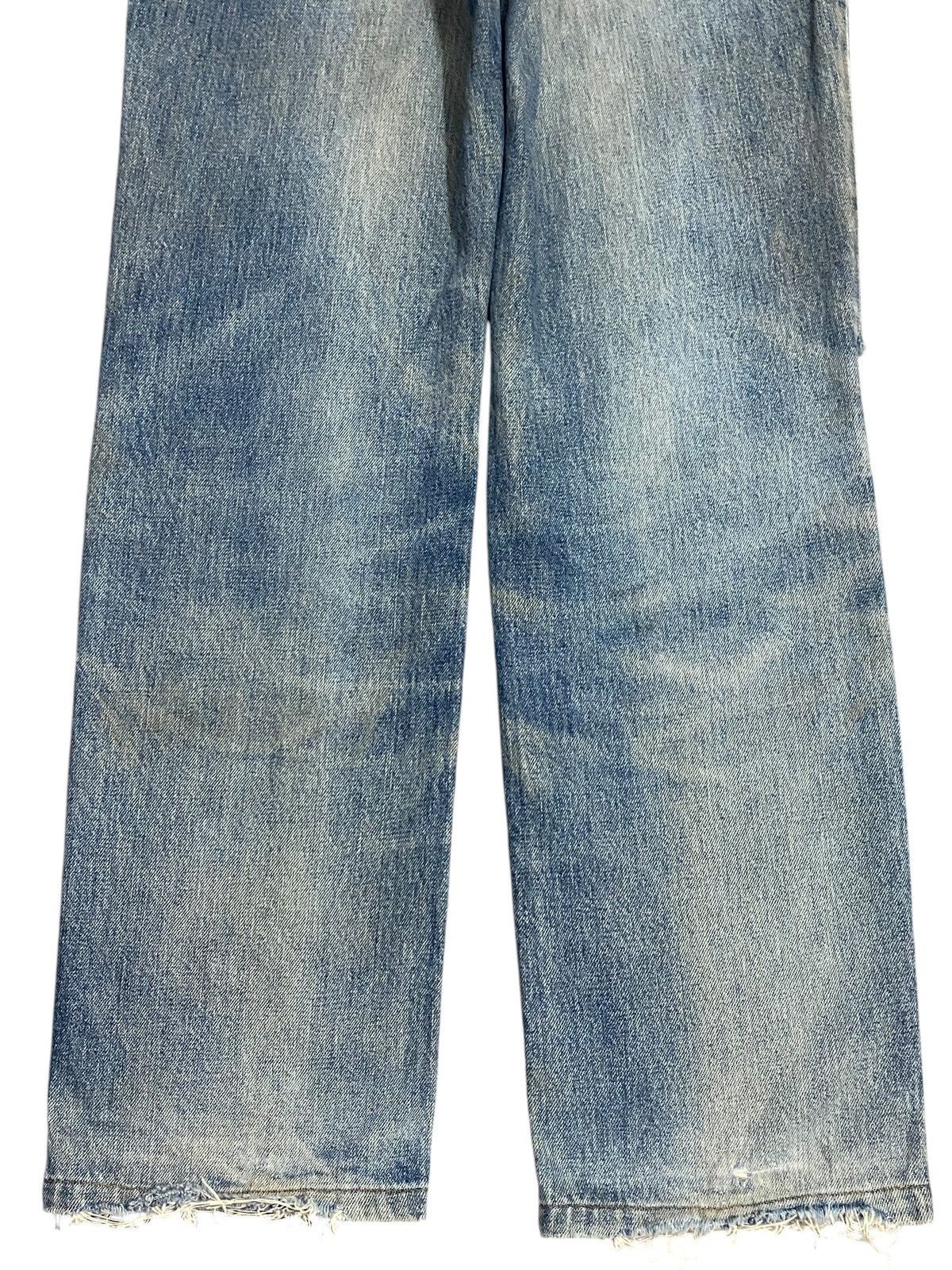 Vintage Vintage Bobson Japan Blue Wash Distressed Loose Jeans Size US 29 - 6 Thumbnail