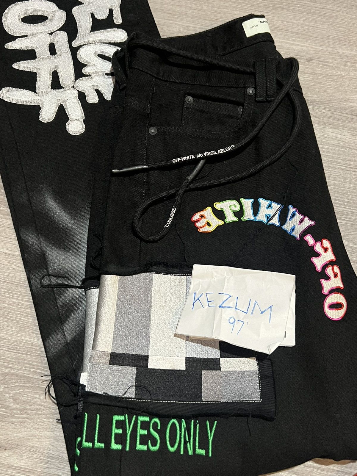 Ev Bravado × Off-White Off white bravado embroidered denim Size US 32 / EU 48 - 4 Thumbnail