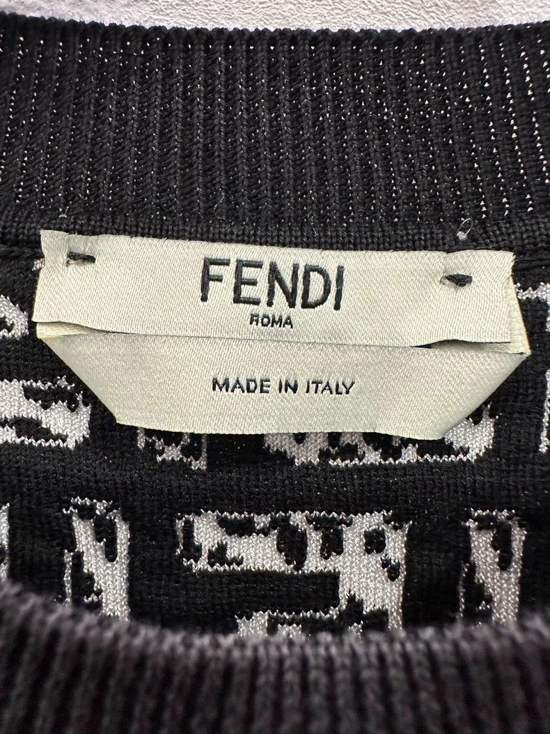 Fendi Fendi Black and White Dress California Edition Size US 30 / EU 46 - 4 Thumbnail