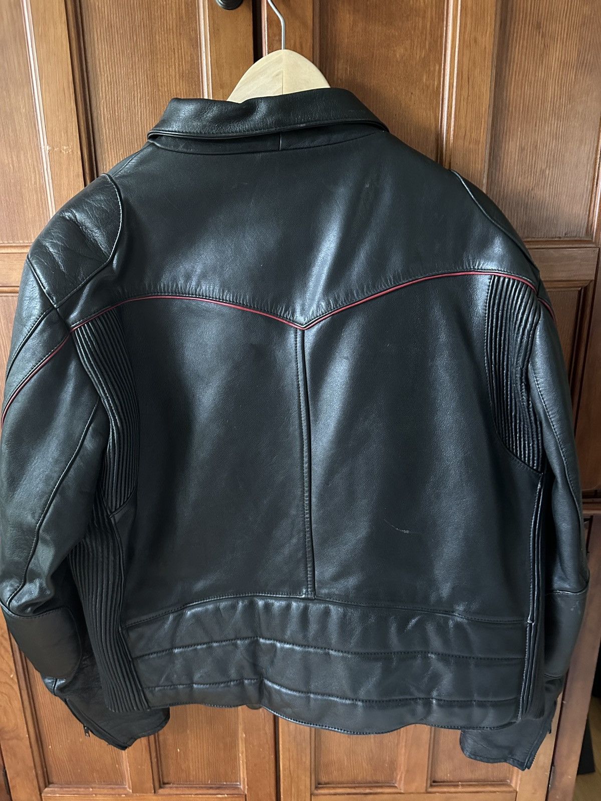 Vintage Just Leather San Jose Biker Jacket Size US M / EU 48-50 / 2 - 2 Thumbnail