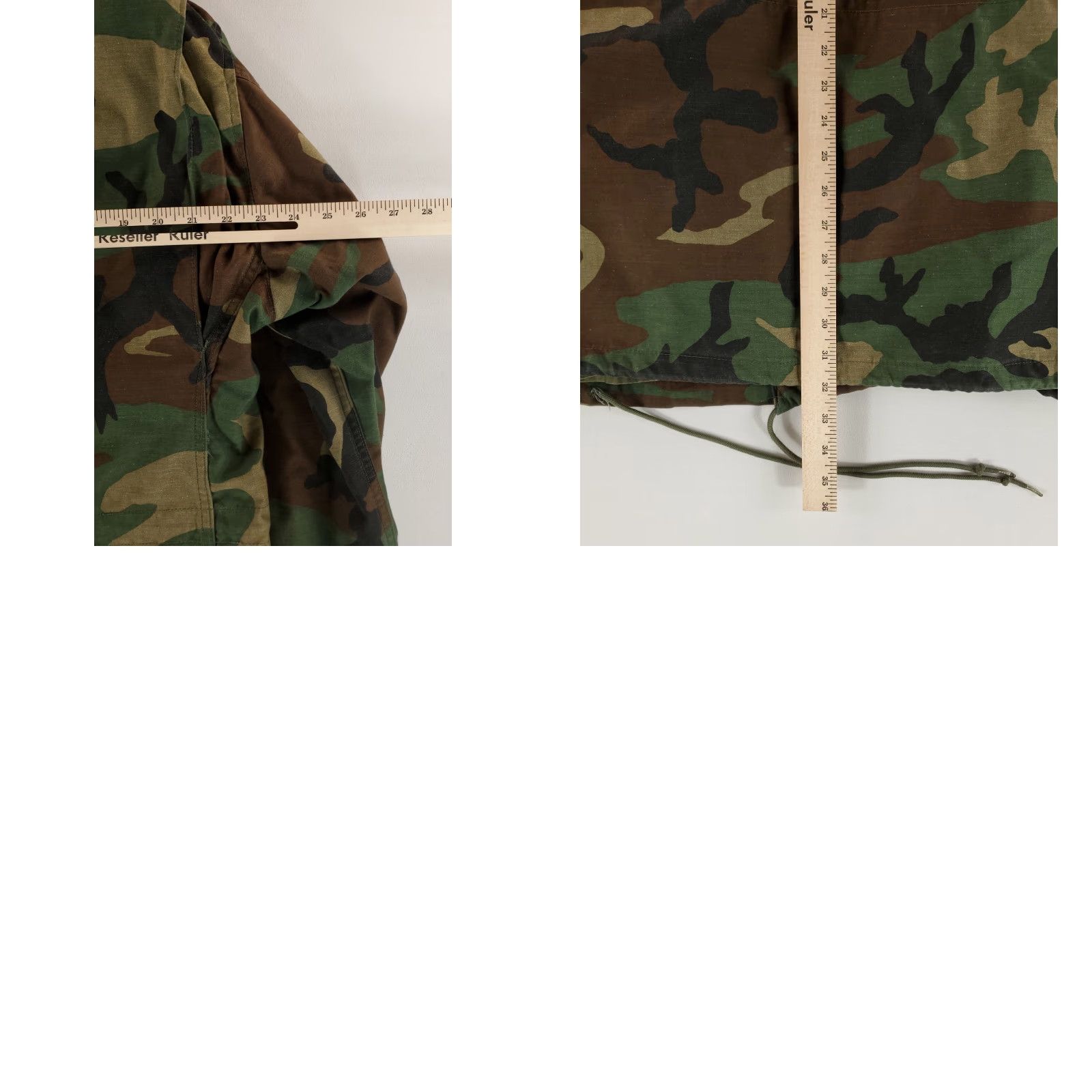 Vintage US Army M65 Jacket Woodland Camo Full Zip Cold Weather Mens LT Long Jacket Size US L / EU 52-54 / 3 - 8 Thumbnail
