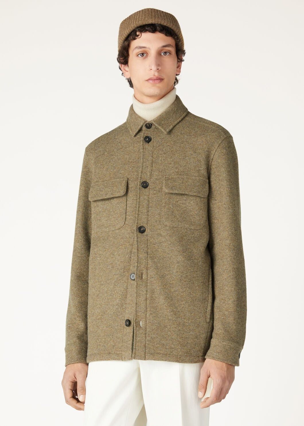 Loro Piana o1w1db10725 FAL3156 Sweater Lp Shirt in Brown Size US L / EU 52-54 / 3 - 4 Thumbnail