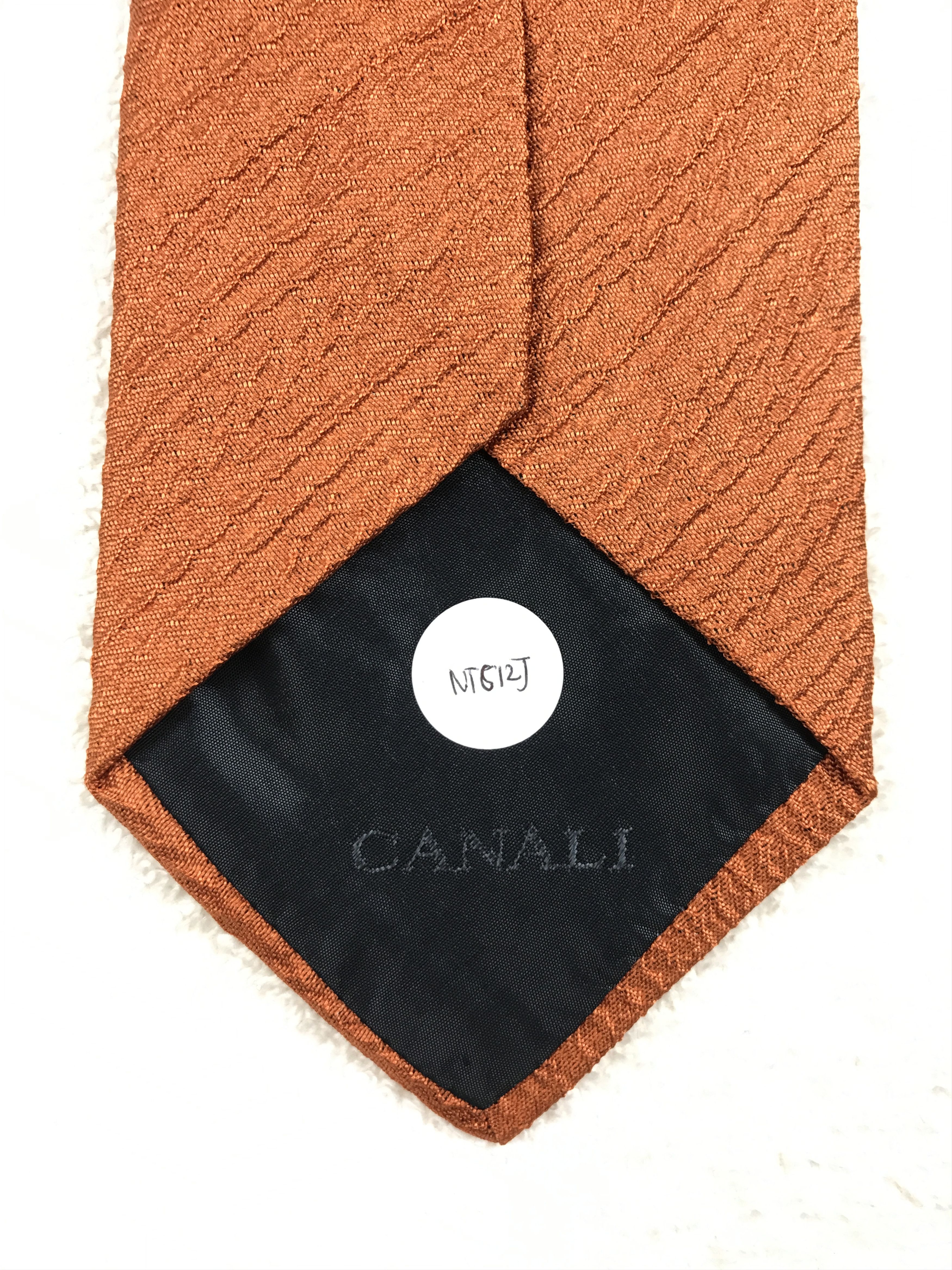 Canali × Vintage Vintage Canali Silk Necktie Size ONE SIZE - 9 Thumbnail