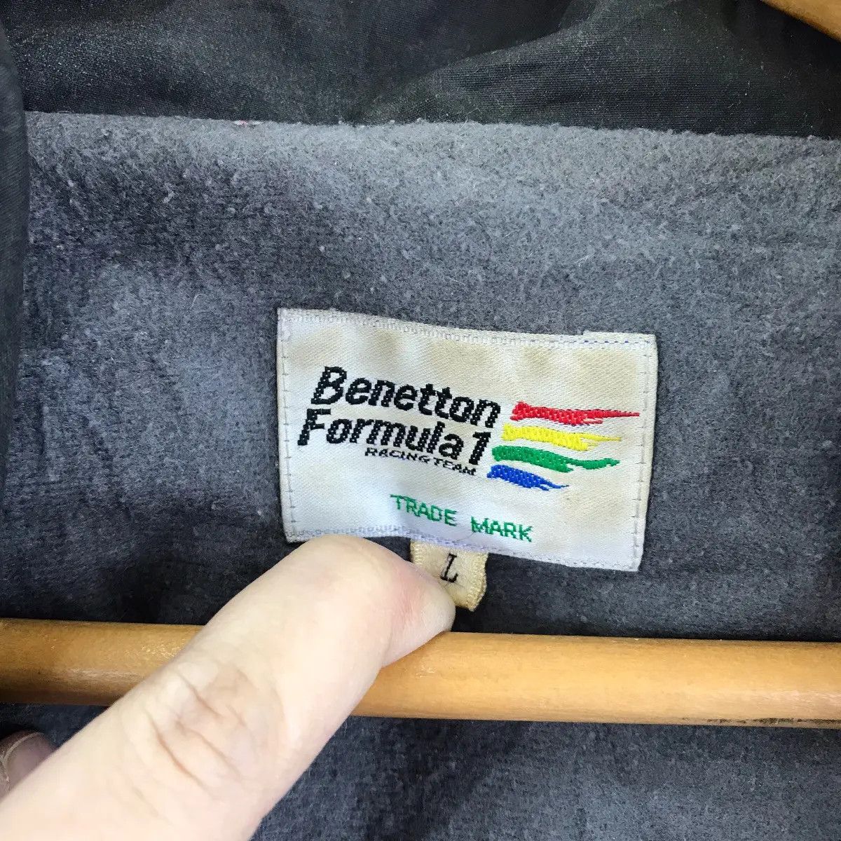 Benetton Vintage 80’ BENETTON FORMULA 1 RACING TEAM Jacket Hoodie Size US L / EU 52-54 / 3 - 4 Thumbnail