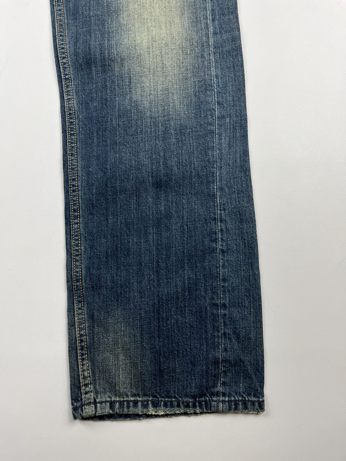 Other Jeans Dirty Pants faded crash denim thrashed y2k distressed Size US 32 / EU 48 - 12 Thumbnail