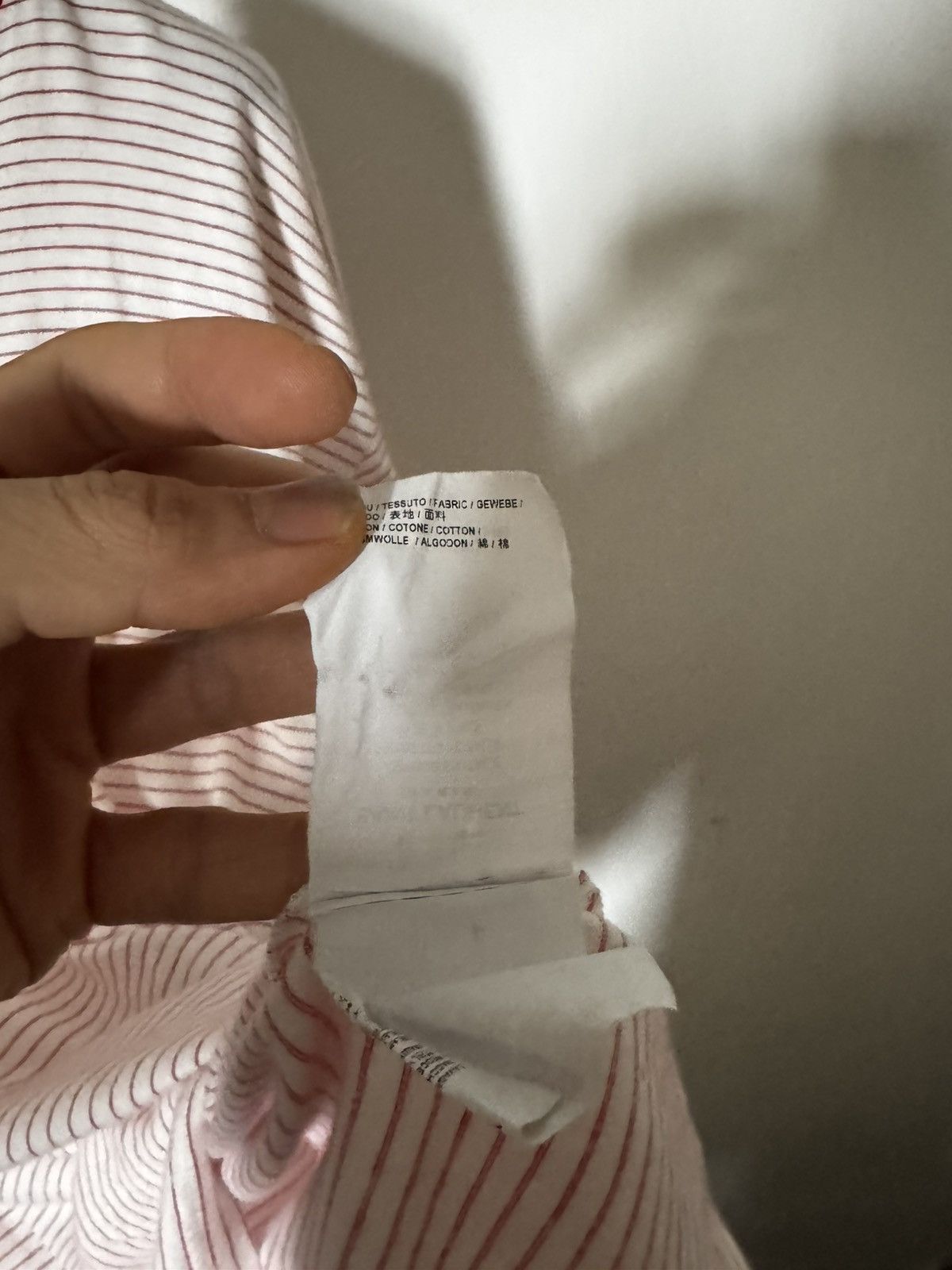 Saint Laurent Paris 2015 Hedi Slimane Oversize Stripe Tee Size US XS / EU 42 / 0 - 5 Thumbnail