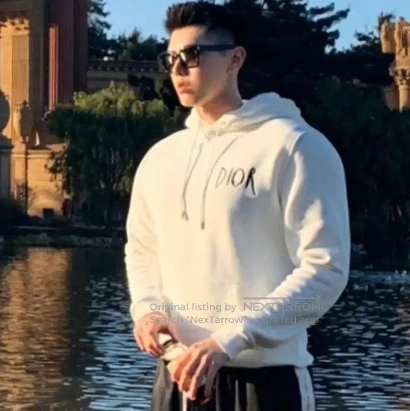 Dior Dior Women's White Cotton Hoodie . Size XS / US 0-2 / IT 36-38 - 4 Thumbnail