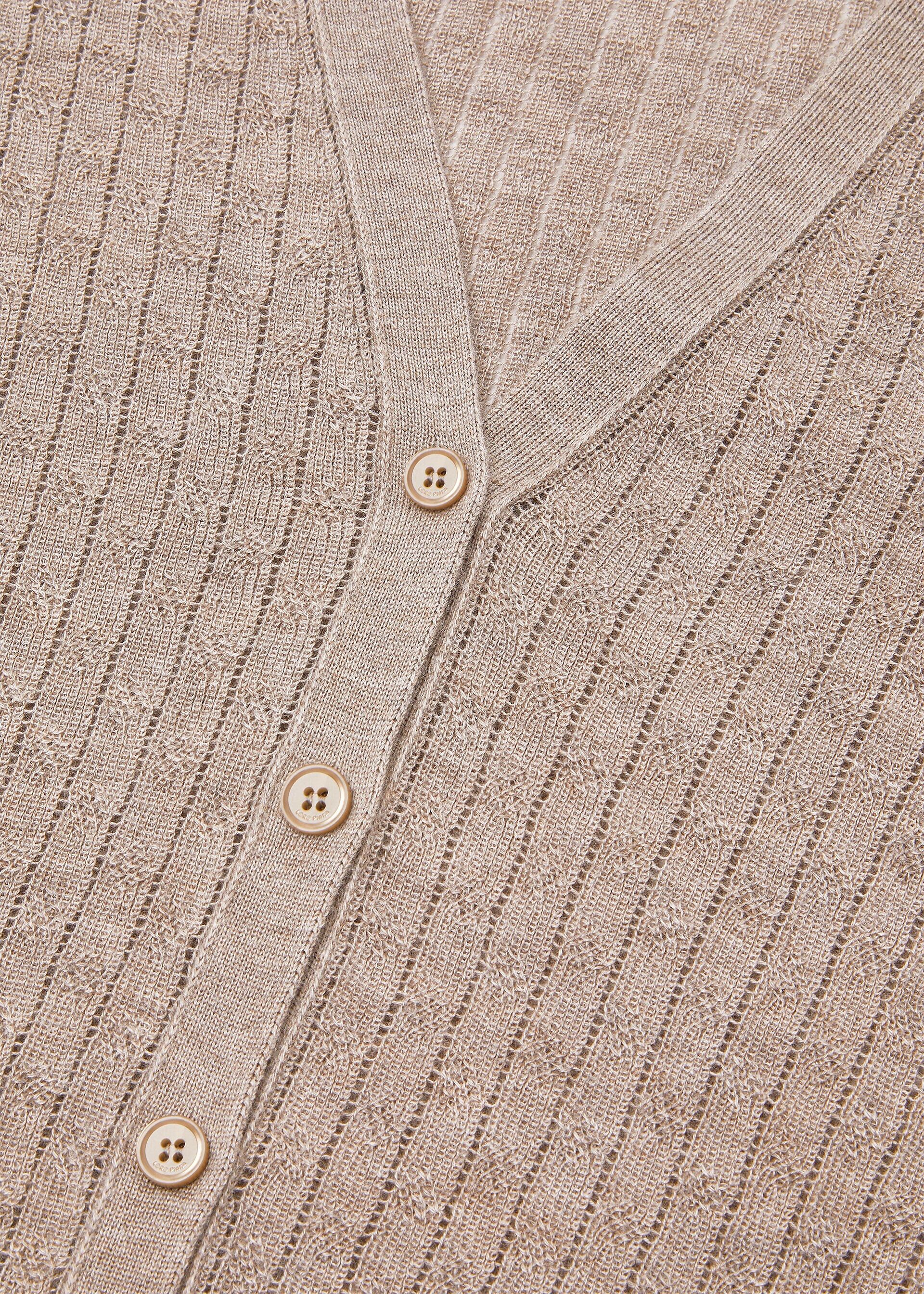 Loro Piana os11x0426 FAQ4547 Maple Cardigan in Cord Melange Size L / US 10 / IT 46 - 7 Thumbnail