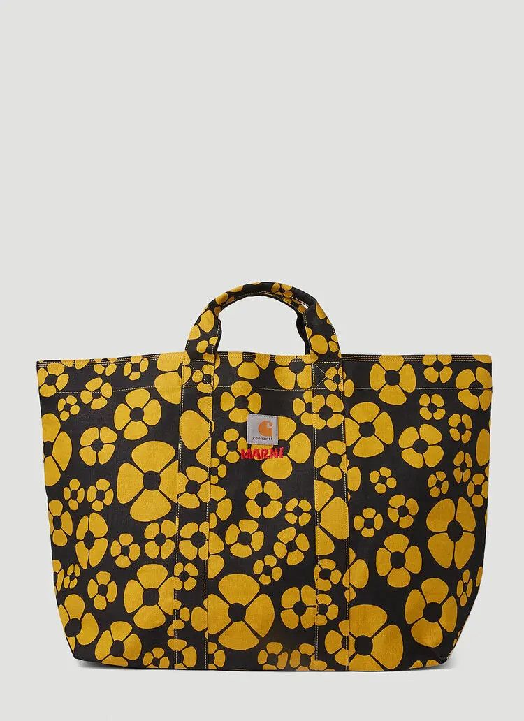 Carhartt Wip × Marni Marni x Carhartt Floral Print Tote SHMP0088U0 P4927 ZO266 Size ONE SIZE - 2 Thumbnail