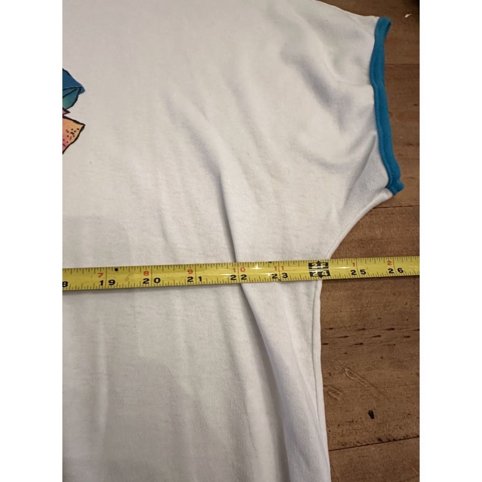 Vintage VINTAGE Hawaiian T-Shirt Women One Size 2XL White Hibiscus Flower No Tag 24”x25” Modern Look Size ONE SIZE - 6 Thumbnail