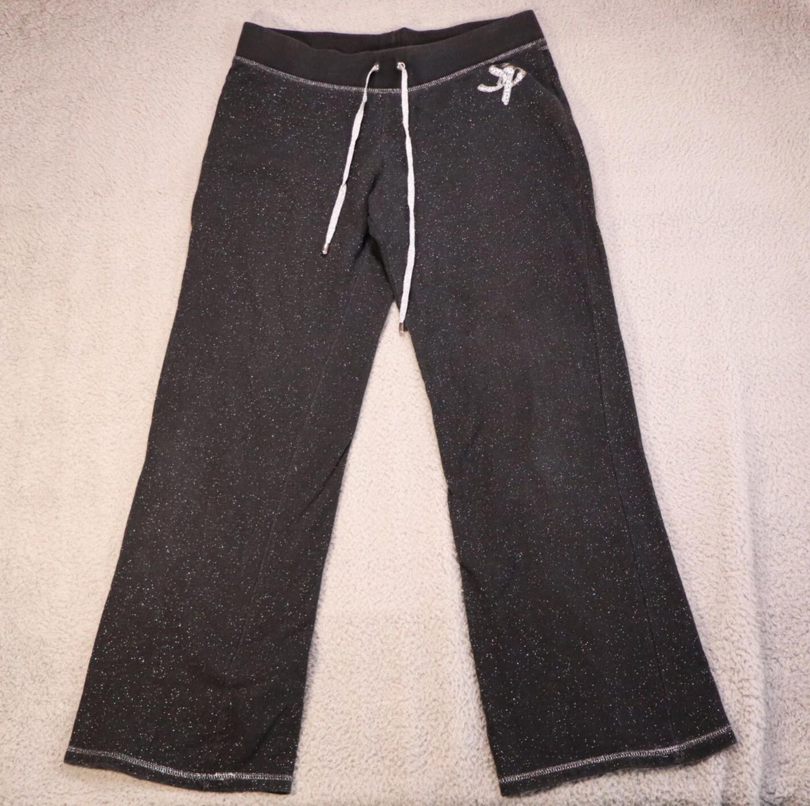 Southpole VTG Southpole Pants Womens XL Black Flare Y2K Wide leg Size 40" / US 18 - 1 Thumbnail