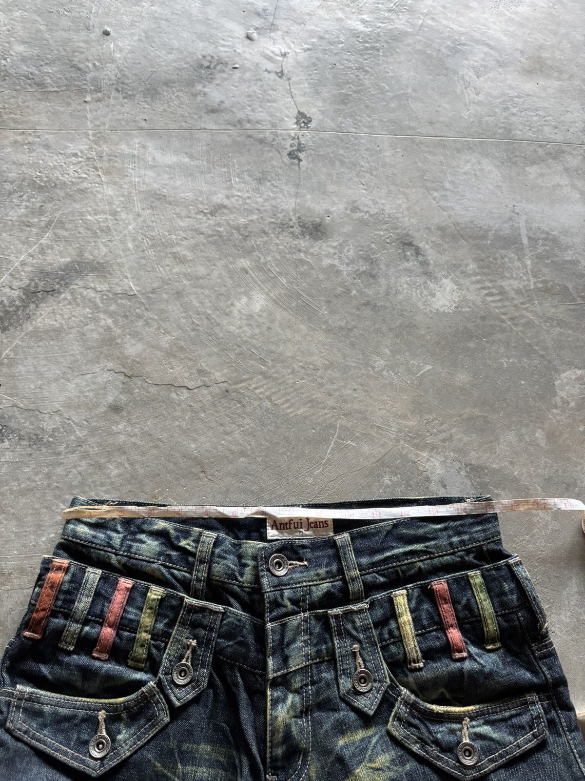 Hysteric Glamour ANTFUI double waist japanese rusty crazy sick washed punk Size US 30 / EU 46 - 18 Thumbnail