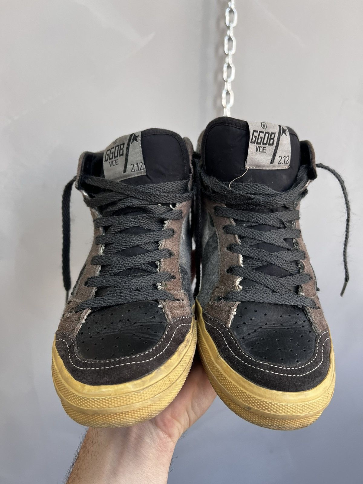 Designer × Golden Goose Golden Goose HIGH Star Sneaker 2.12 shoes Size US 6 / IT 36 - 15 Thumbnail