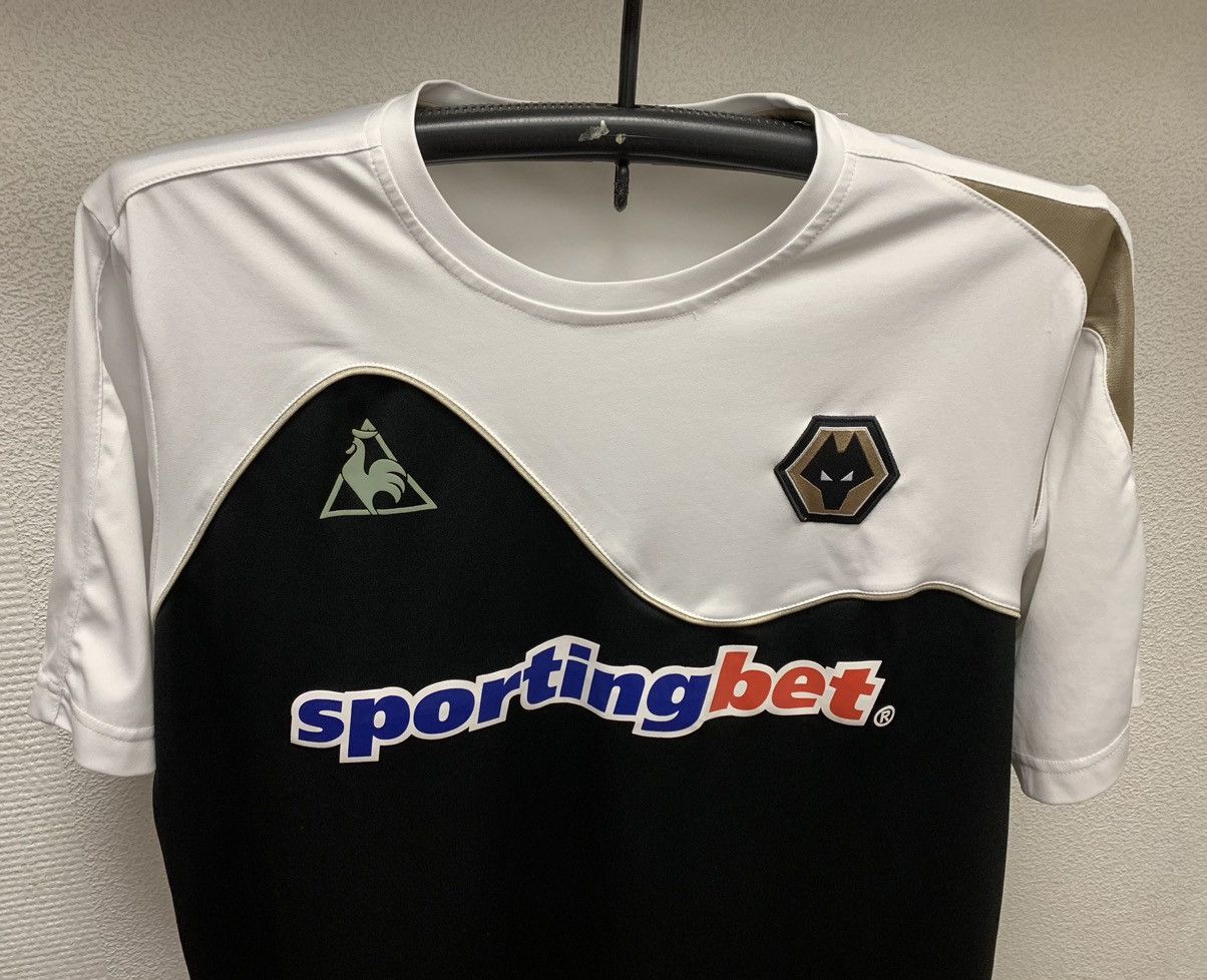 Le Coq Sportif Le coq sporting Wolverhampton Wolves vintage soccer jersey L Size US XL / EU 56 / 4 - 3 Thumbnail