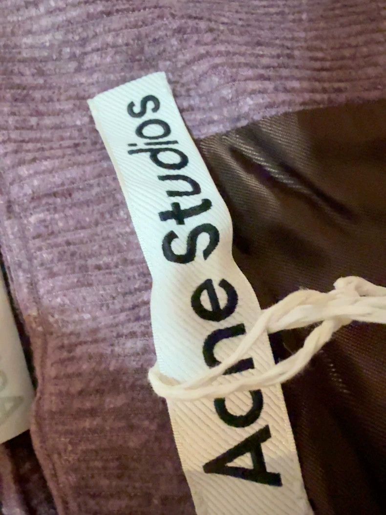 Acne Studios Acne Studios Purple men's suit jacket Size US S / EU 44-46 / 1 - 7 Thumbnail