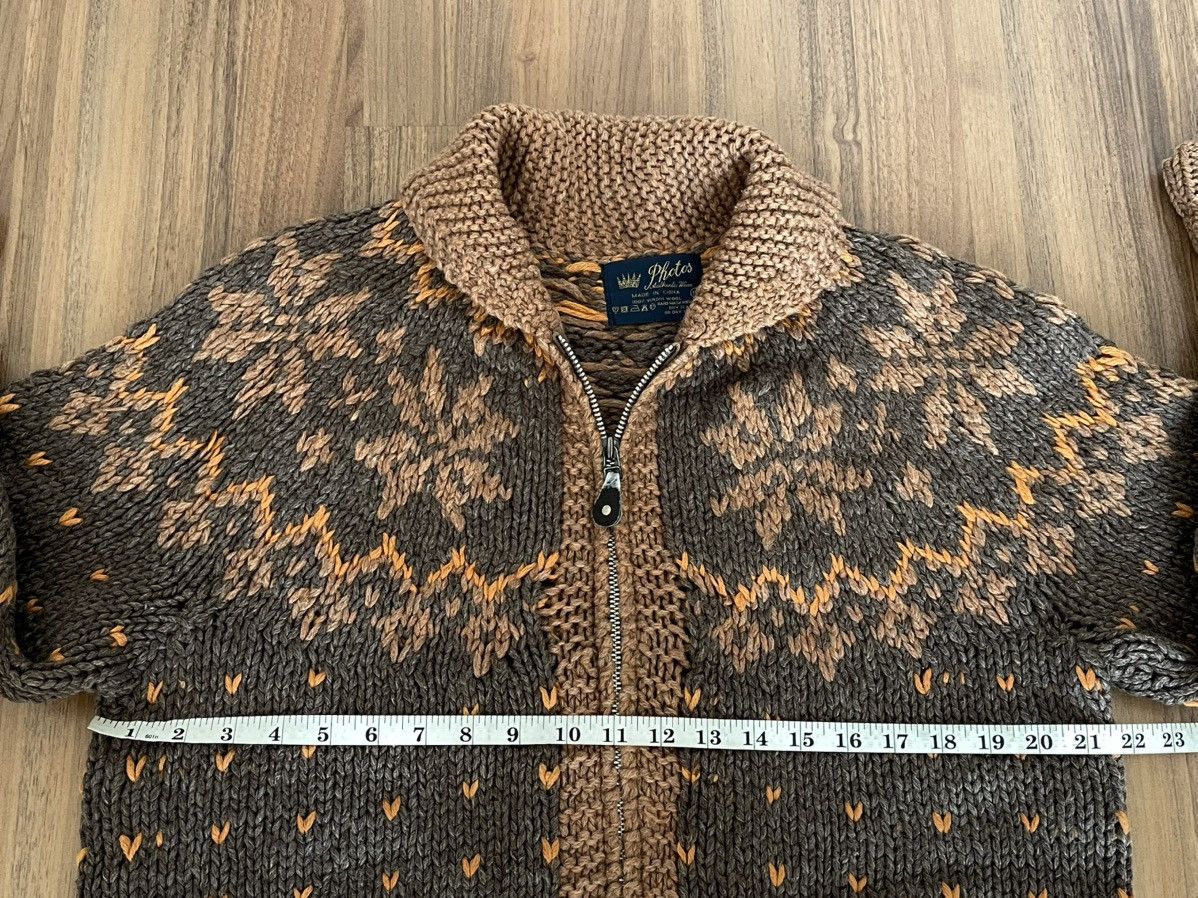 Vintage Vintage Photos Cowichan Sweater Wool Aztec Motif Size US M / EU 48-50 / 2 - 3 Thumbnail