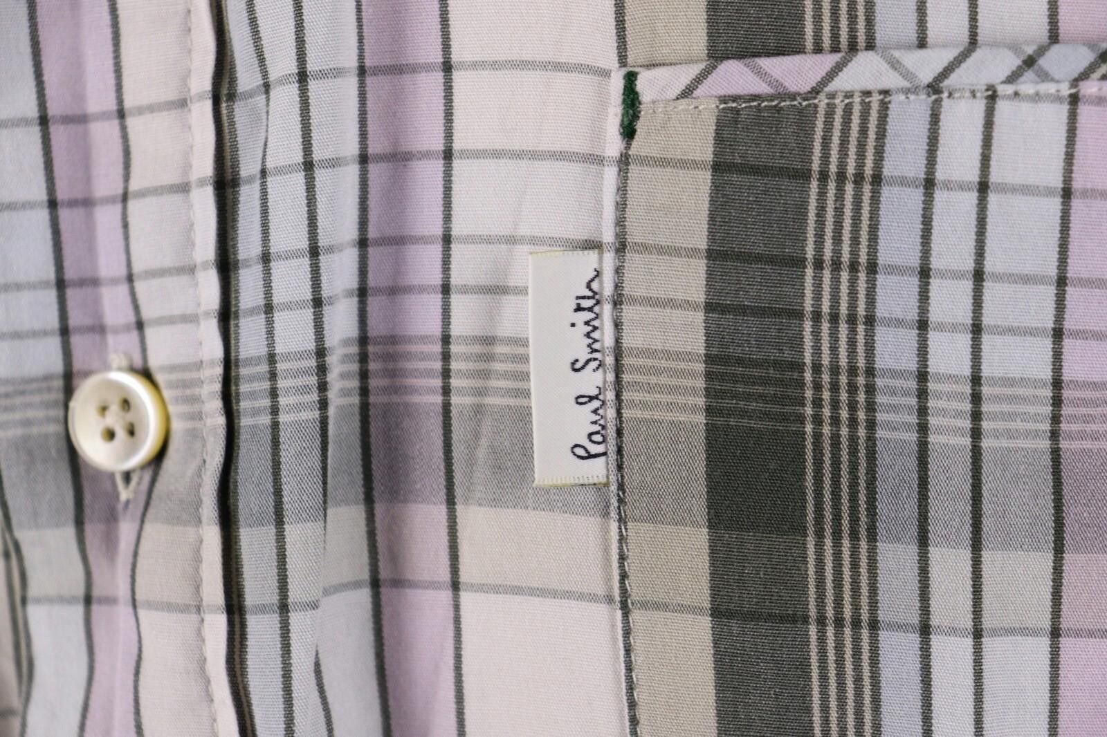 Paul Smith Paul Smith Jeans Check Short Sleeve Button Down Shirt Size L Size US L / EU 52-54 / 3 - 5 Thumbnail