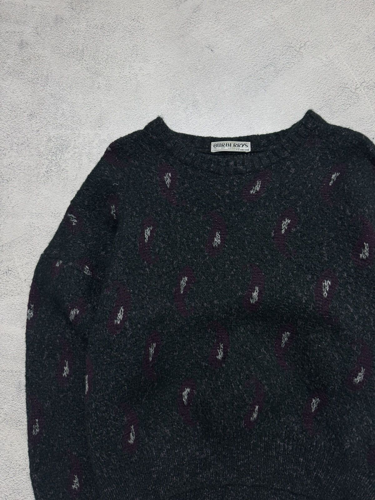 Burberry Vintage Luxury Burberrys Monogram Sweater Size S / US 4 / IT 40 - 6 Thumbnail