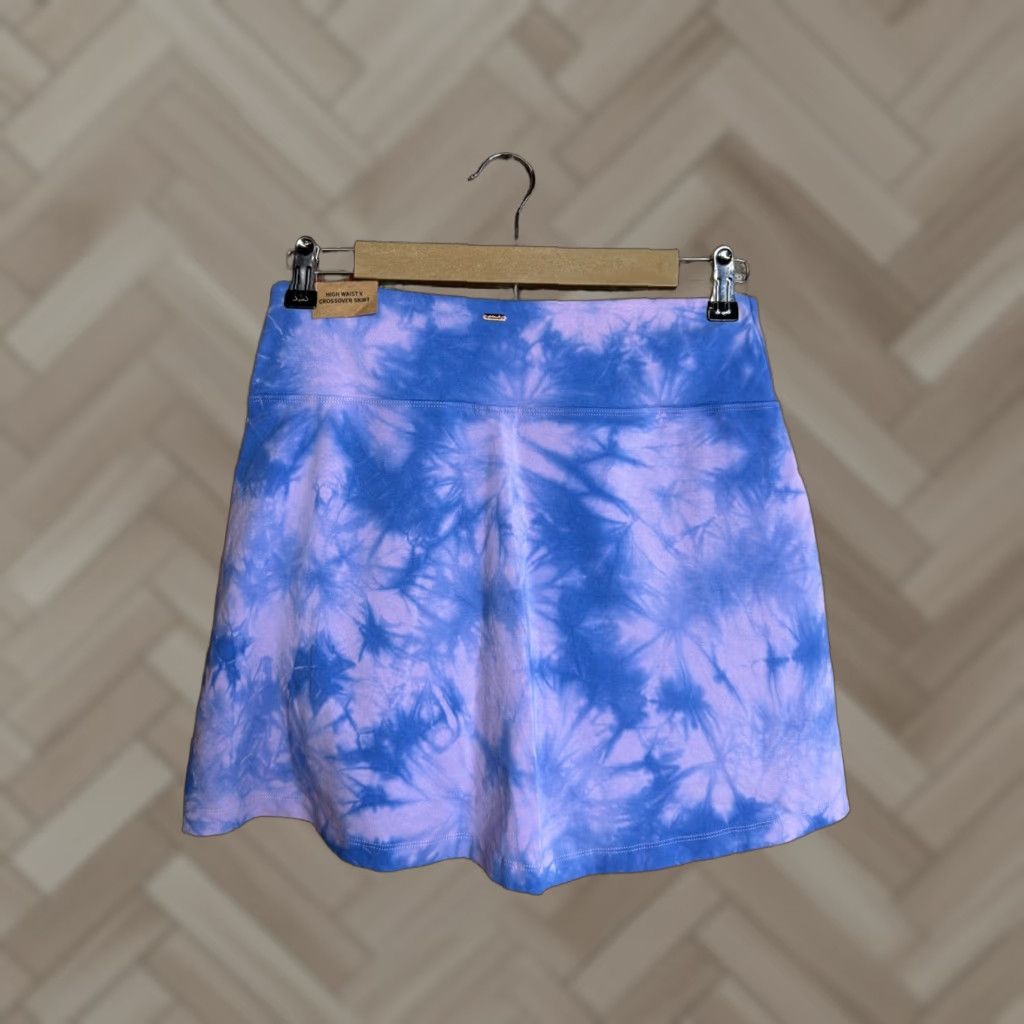 Victoria's Secret Victoria's Secret Purple Skort Short Athletic Activewear M Medium Pockets Tie Dye Cotton Elastane Women Size 32" / US 10 / IT 46 - 1 Thumbnail