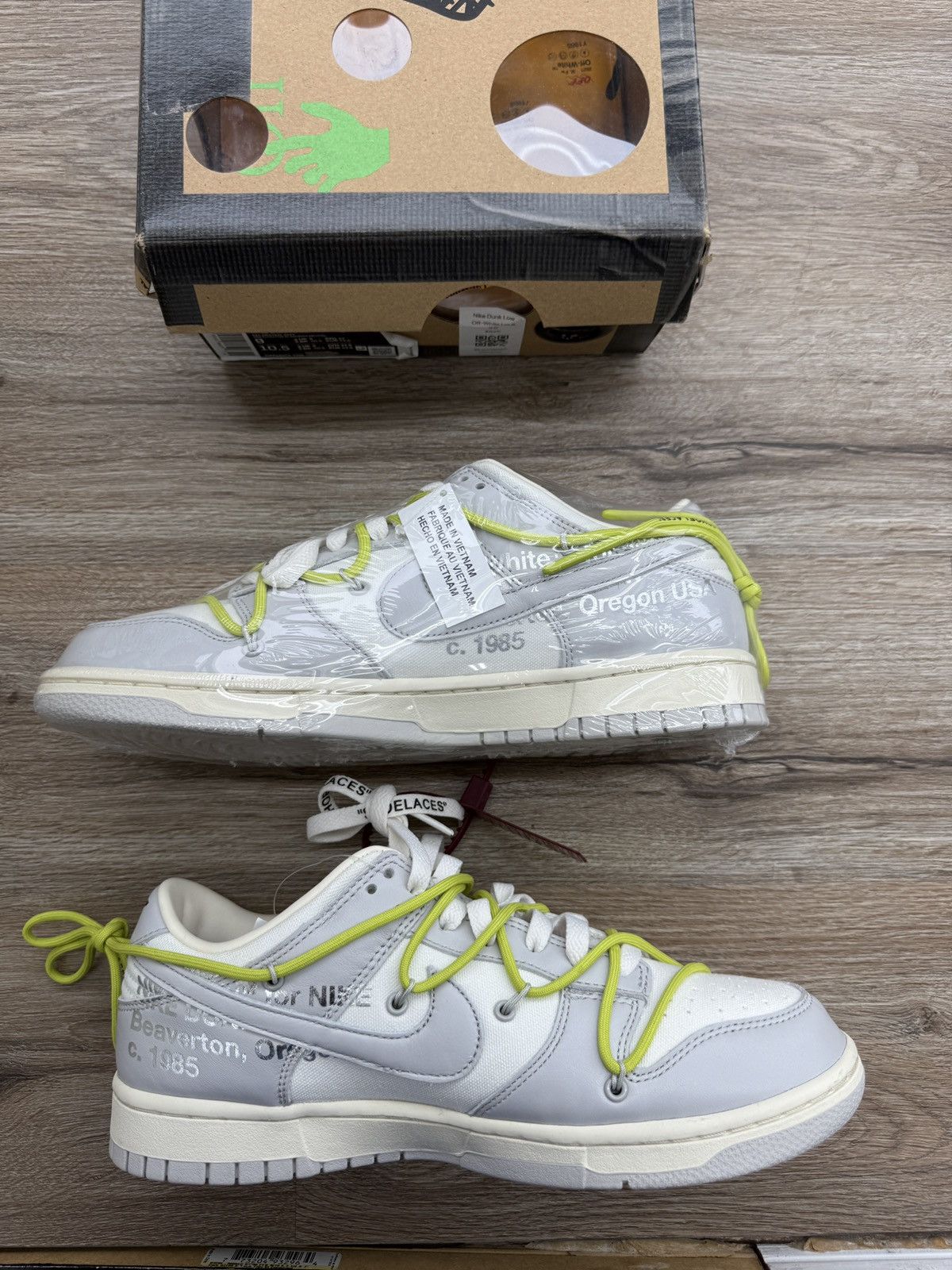 Nike × Off-White Off White Nike Lot 8/50 Dunks Size US 9 / EU 42 - 2 Thumbnail