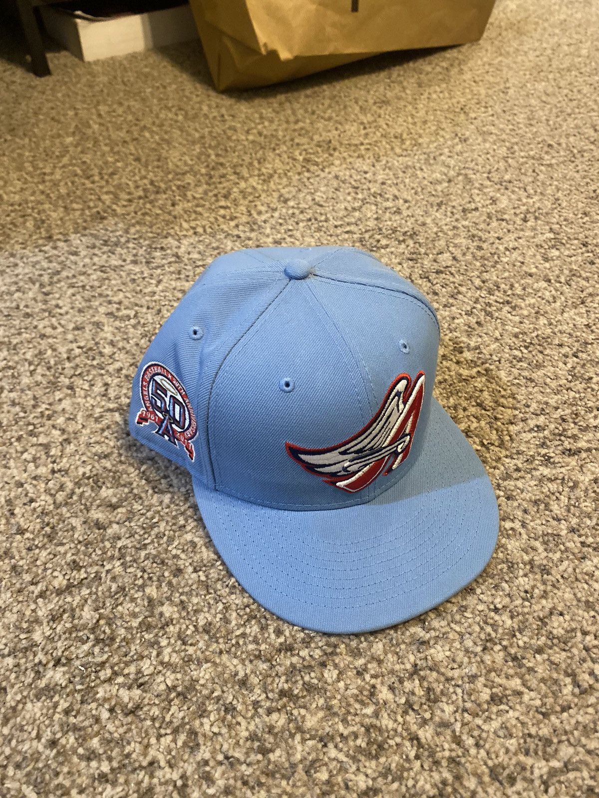 New Era New Era - Baby Blue/Red UV - Anaheim Angels - 7 3/4 Size ONE SIZE - 4 Thumbnail