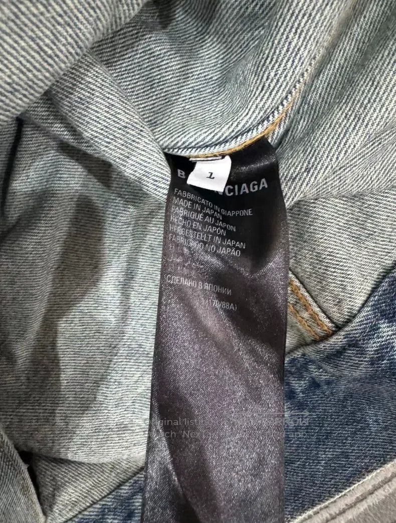 Balenciaga Balenciaga Denim Sweatshirt Size US S / EU 44-46 / 1 - 4 Thumbnail