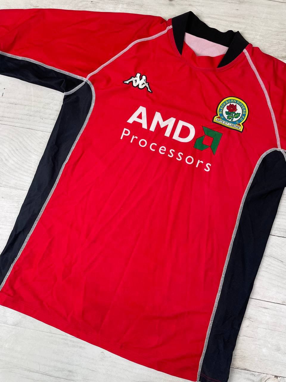 Kappa Vintage Kappa BLACKBURN 2002 2003 Cole #9 Away Shirt Jersey Size US XL / EU 56 / 4 - 4 Thumbnail