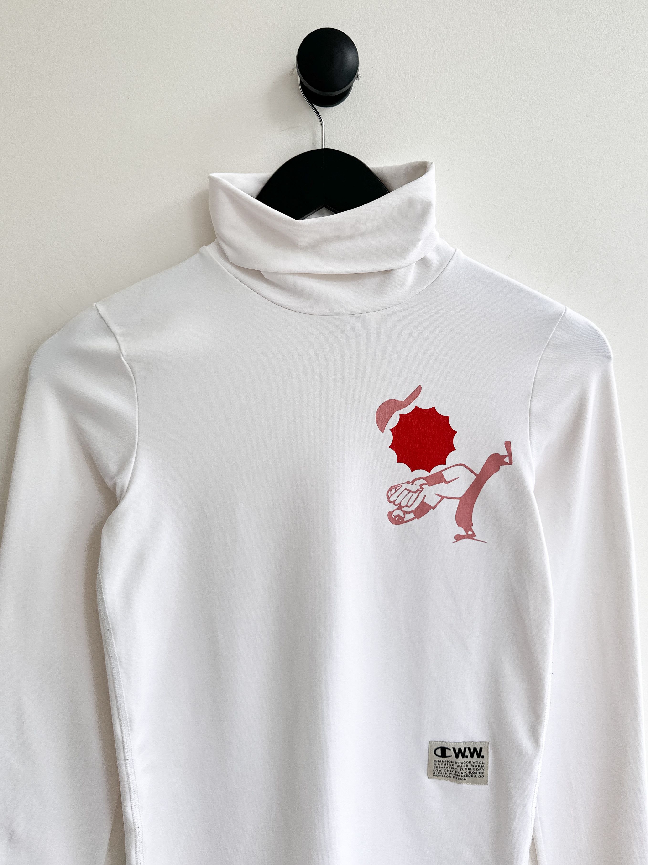 Champion Champion x Wood Wood Turtleneck Longsleeve T Shirt Size S / US 4 / IT 40 - 5 Thumbnail