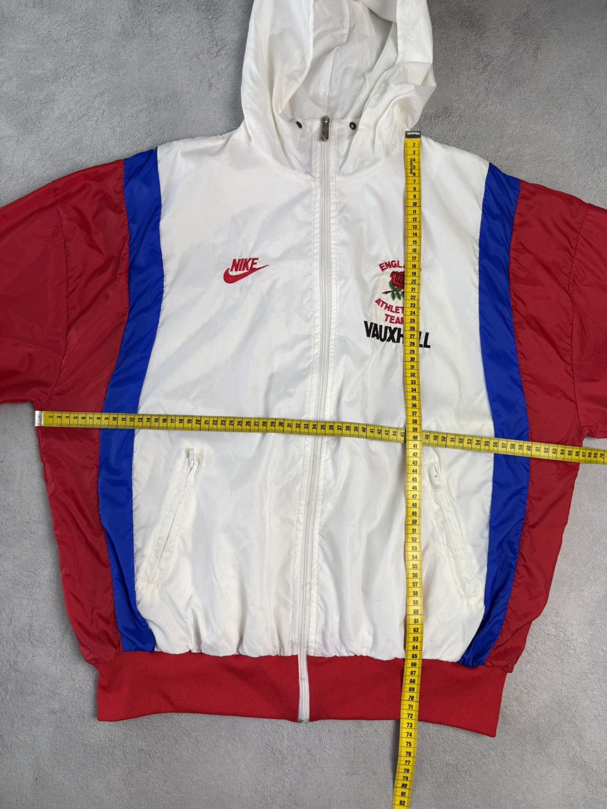 Nike 1980s Vintage Nike England Jacket Football Soccer Running Size US L / EU 52-54 / 3 - 14 Thumbnail