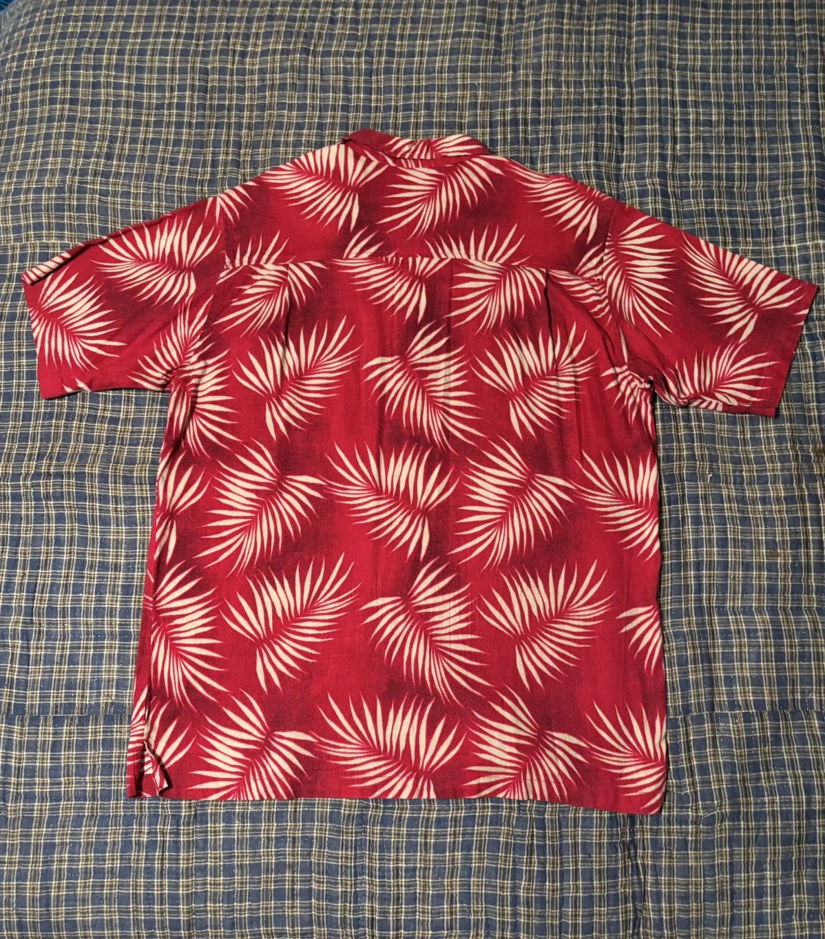 Vintage Falls Creek Floral Hawaiian Leaf Camp Shirt Button-Up Rayon Size US L / EU 52-54 / 3 - 2 Thumbnail