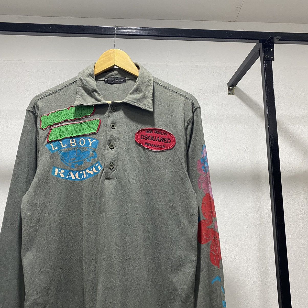 Dsquared2 💥FINAL DROP💥 Dsquared2 Italy Racing Ls Polo Shirt Size US L / EU 52-54 / 3 - 3 Thumbnail