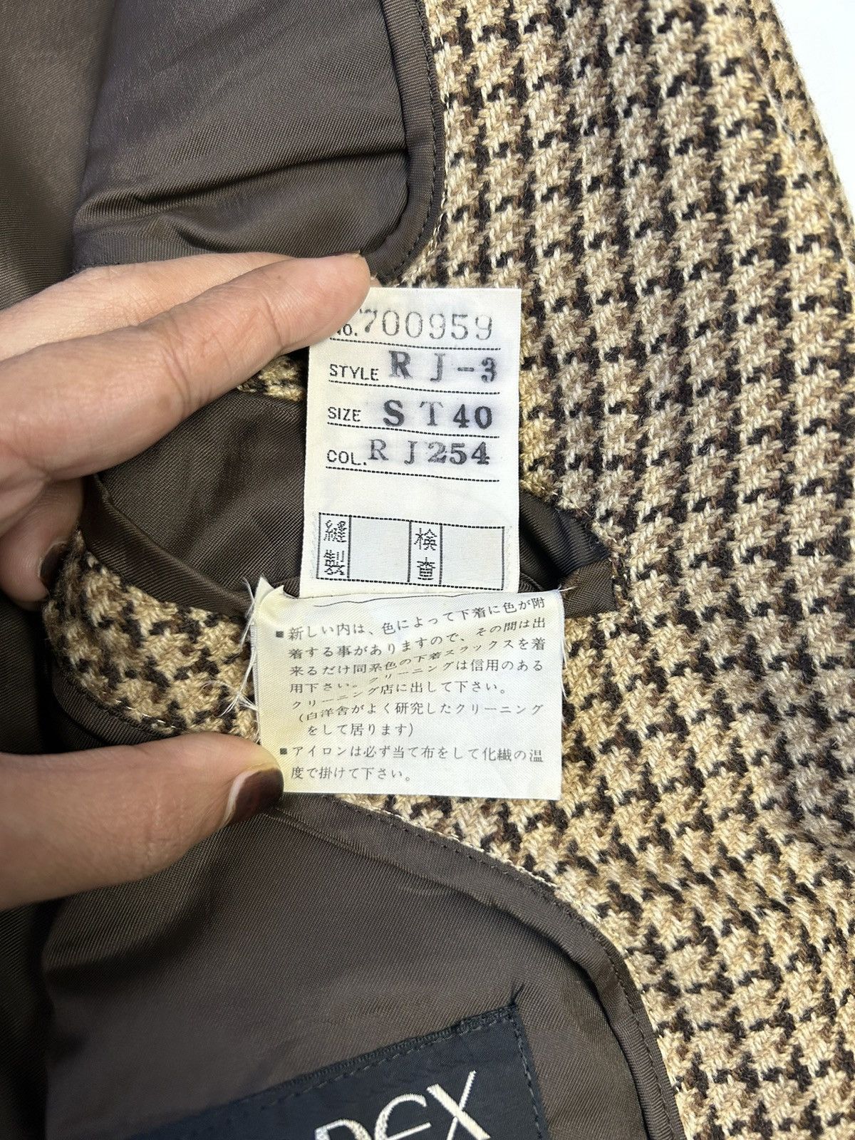 Designer × Rolex × Vintage VINTAGE RODEX WOOL BLAZER Size 38L - 6 Thumbnail