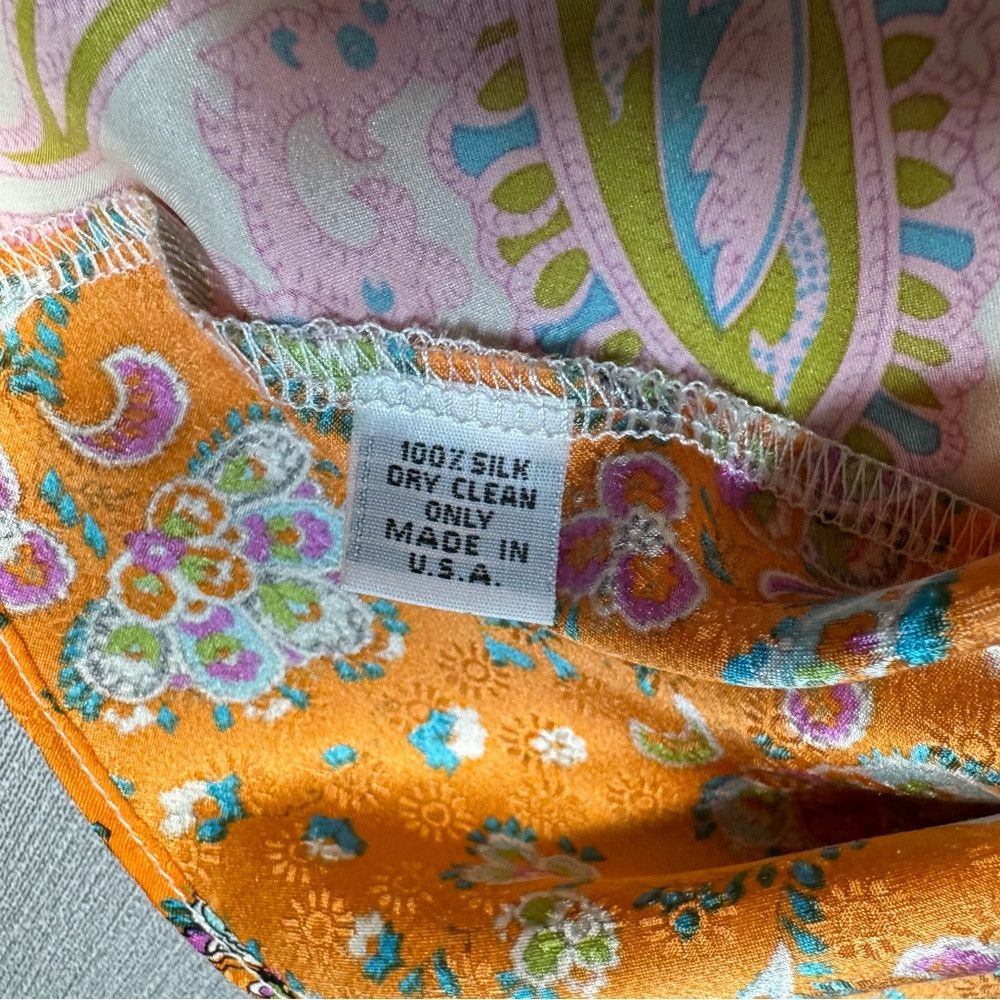 Other New Alice & Trixie 100% Silk Boho Multi Print Blouse Size M Size M / US 6-8 / IT 42-44 - 8 Thumbnail