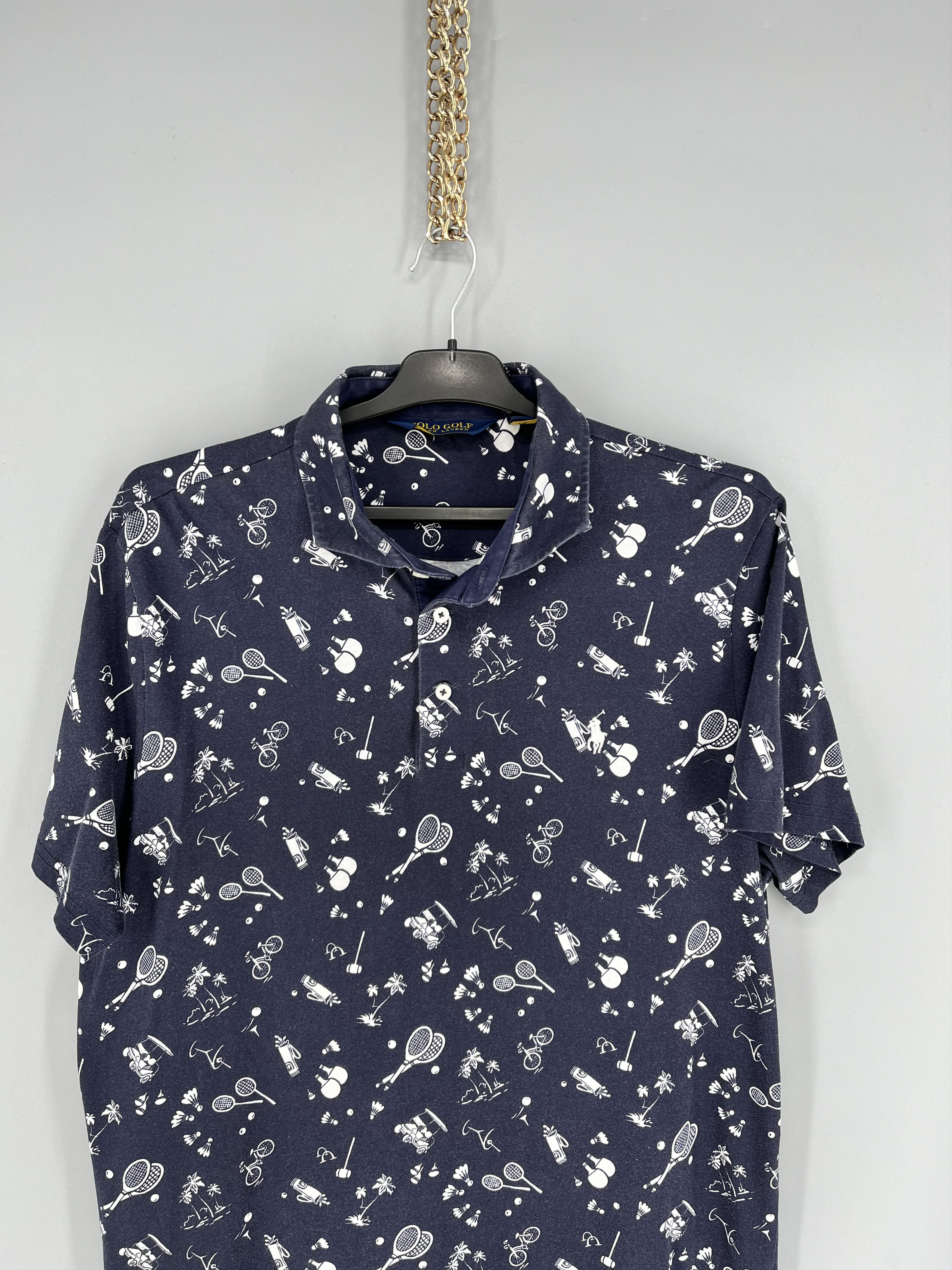 Polo Ralph Lauren Polo Golf Ralph Lauren Printed Pima Jersey Polo Weekend Size US L / EU 52-54 / 3 - 6 Thumbnail