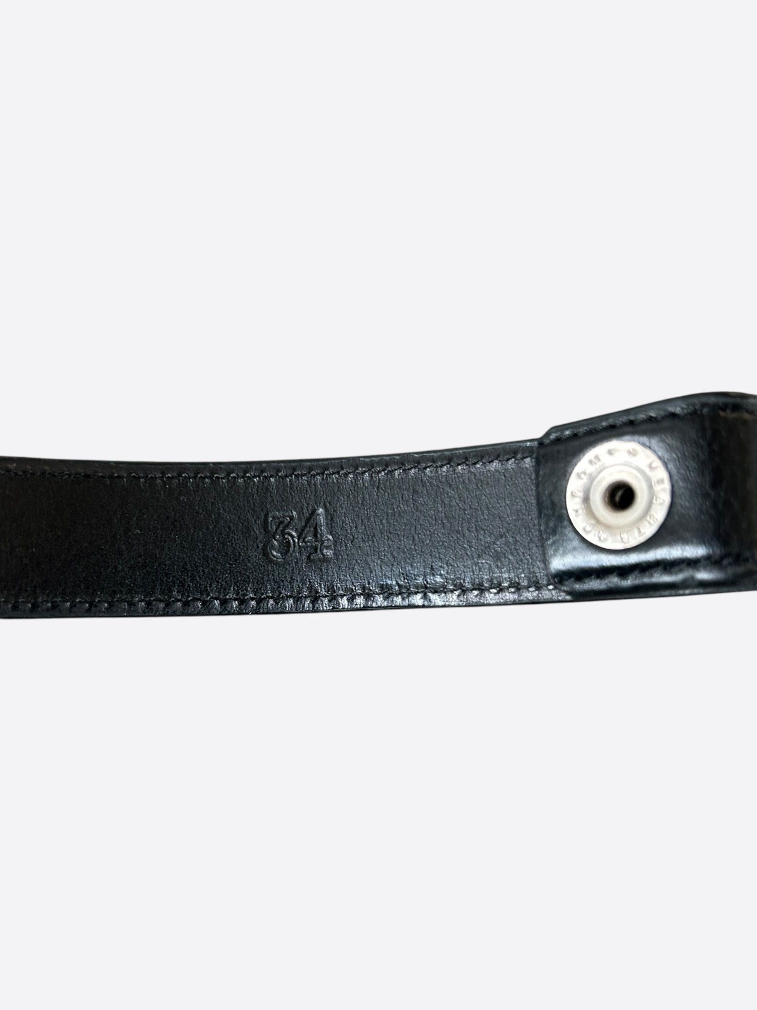 Chrome Hearts Chrome Hearts Black Leather Belt Size 34 - 3 Thumbnail