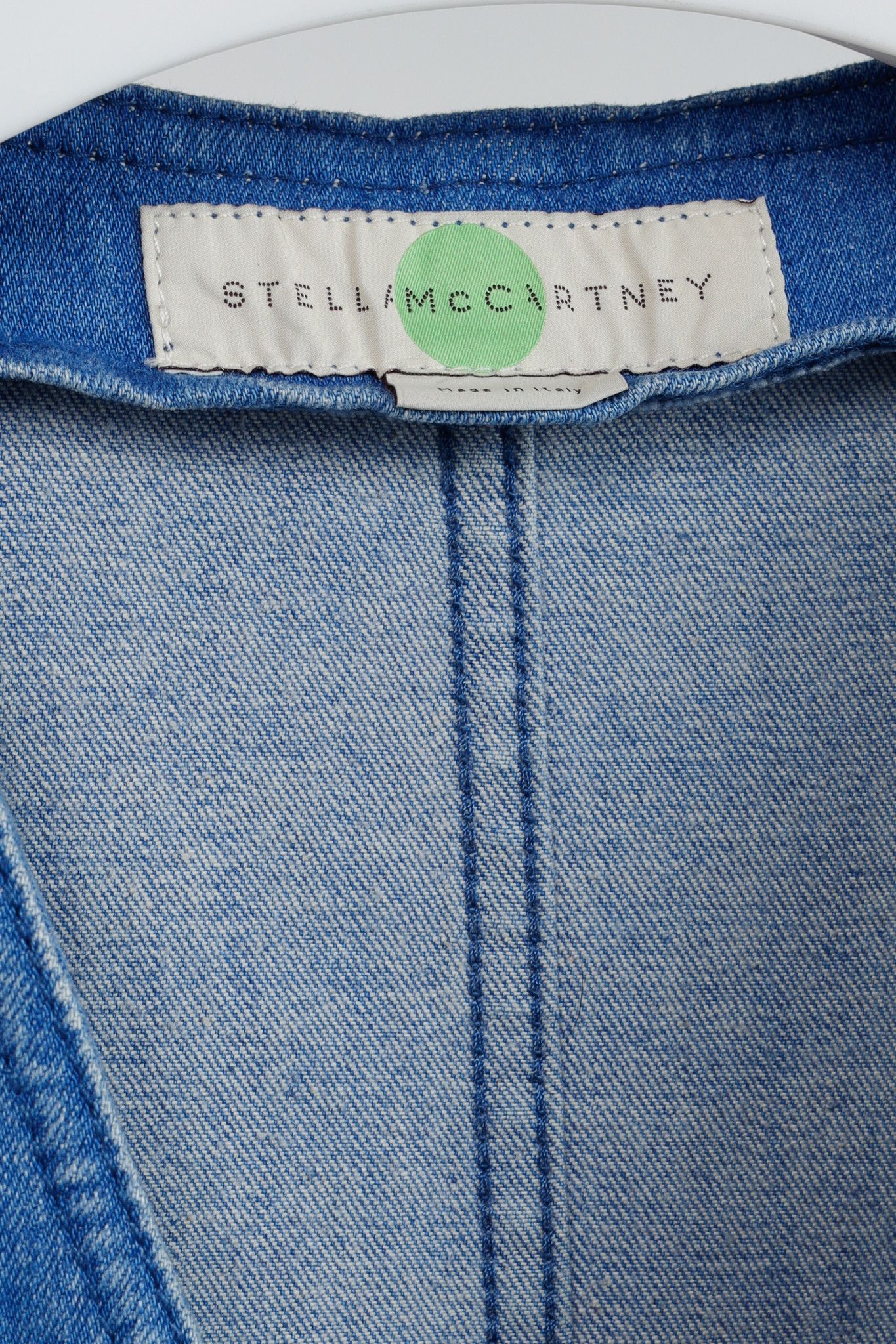 Stella McCartney Stella McCartney Resort 2015 Blue Denim Cut-Out Playsuit Size 28" / US 6 / IT 42 - 4 Thumbnail