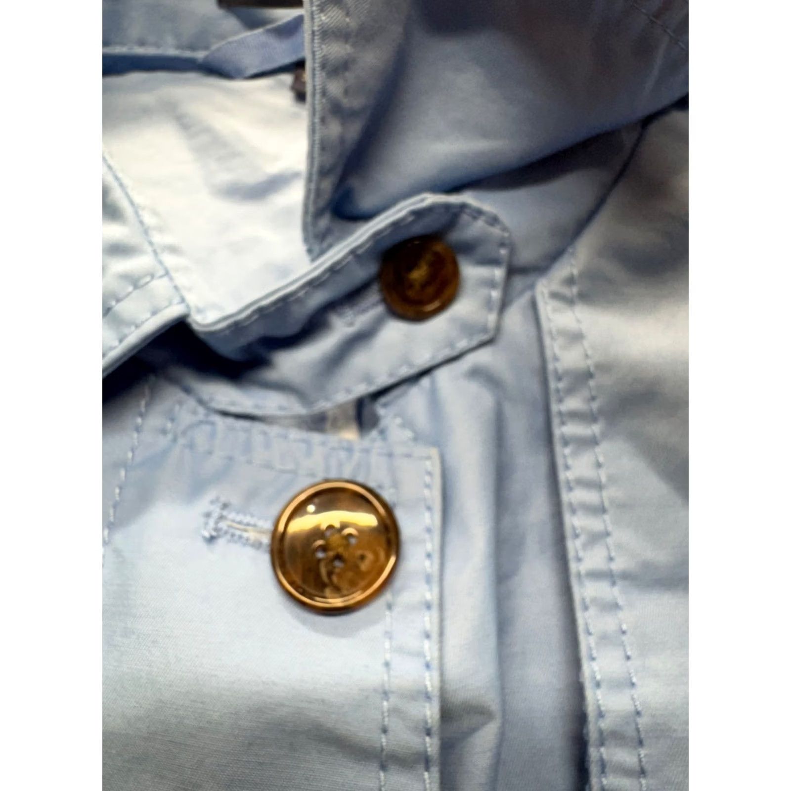 Gap Gap Trench Coat Belted Light Blue Womens M Size M / US 6-8 / IT 42-44 - 4 Thumbnail