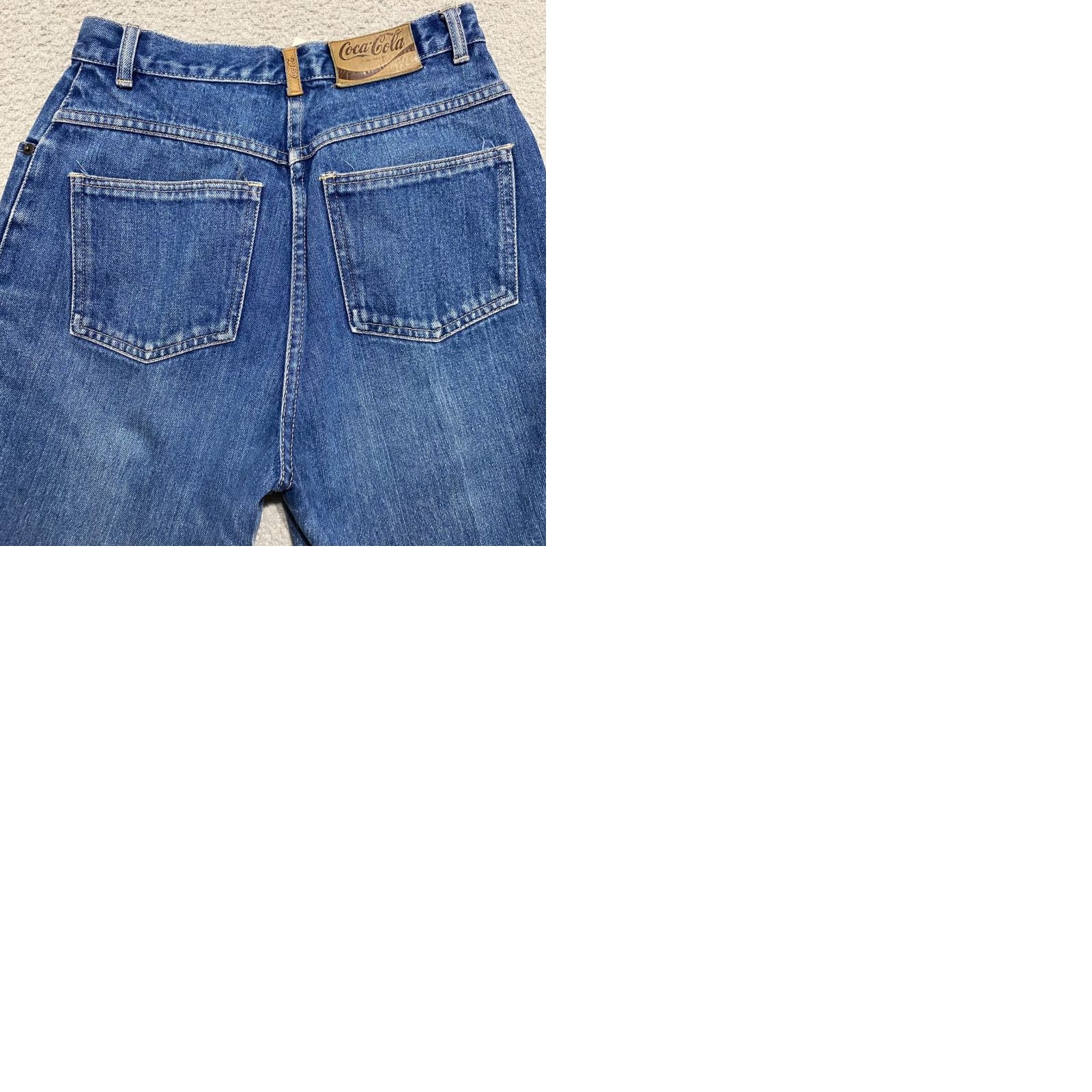 Vintage VINTAGE Coca-Cola Jeans 1980’s Blue Denim High Rise Tapered Womens Size 0 Jeans Size 25" / US 0 / IT 36 - 9 Thumbnail