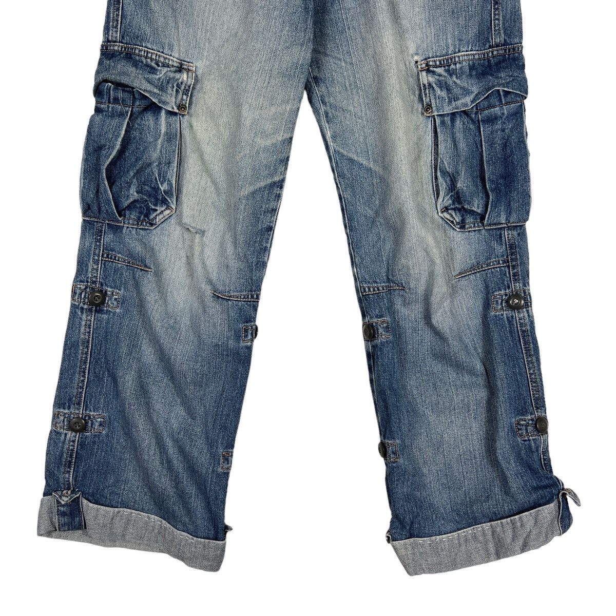 Beauty Beast 🔥 PICK NYLAUS CARGO DENIM JEANS Size US 33 - 6 Thumbnail
