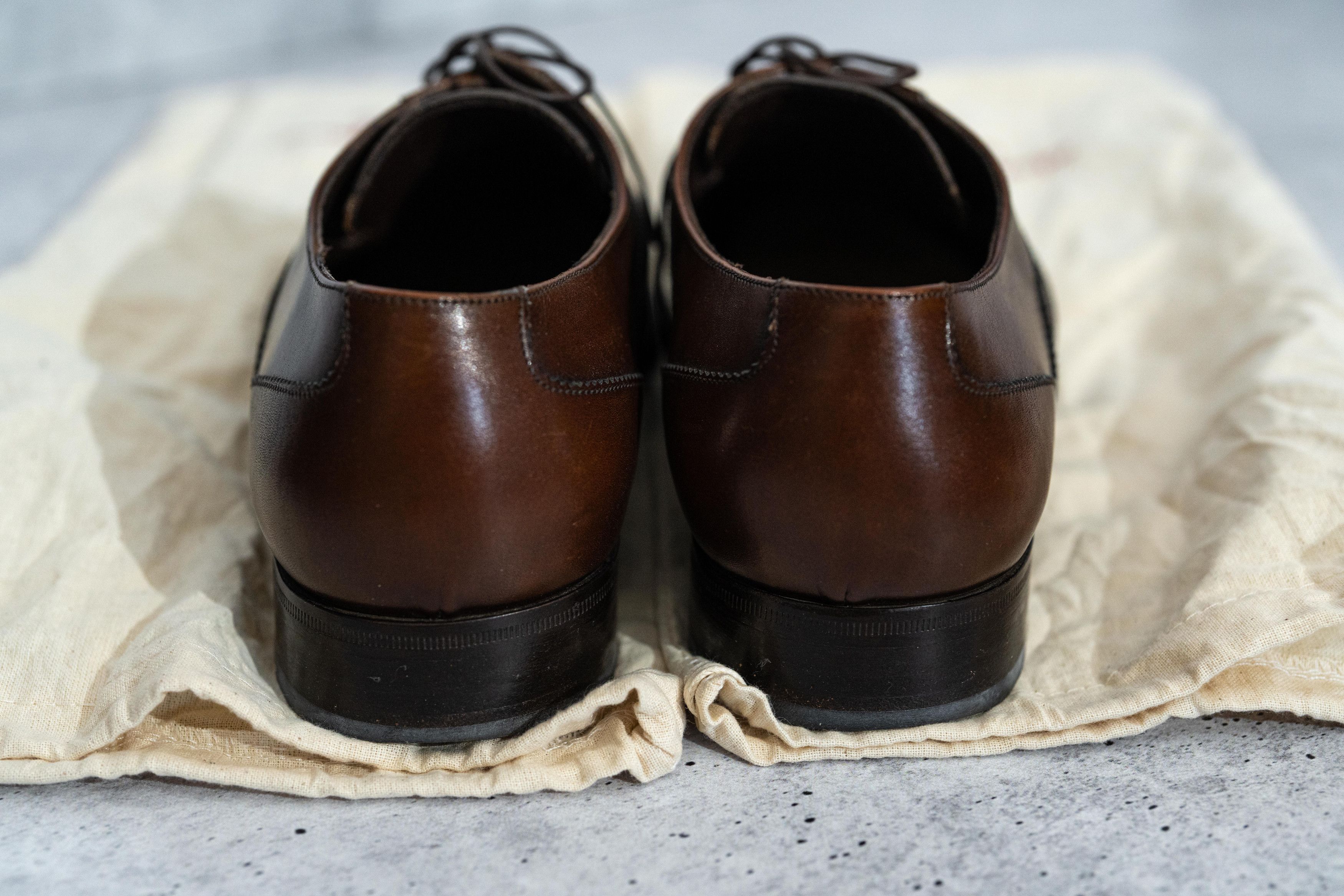 Salvatore Ferragamo Ferragamo Dark Brown Wingtip Dress Shoes Size US 6 / EU 39 - 5 Thumbnail
