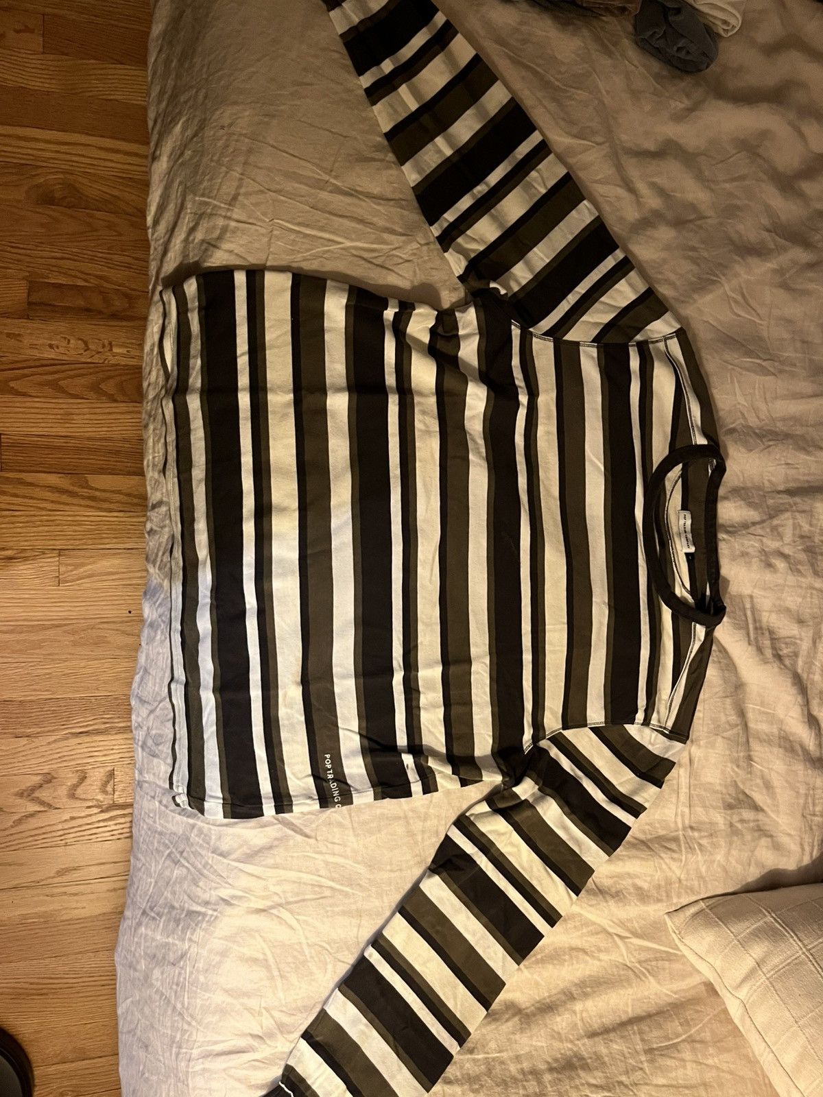 Pop Trading Company Striped brown long sleeve shirt Size US L / EU 52-54 / 3 - 2 Thumbnail