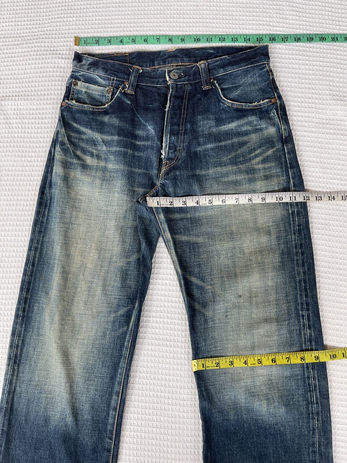 Eternal Last Drop🔥Rare🔥Vintage ETERNAL JAPAN Selvedge Denim Jeans Size US 31 - 20 Thumbnail