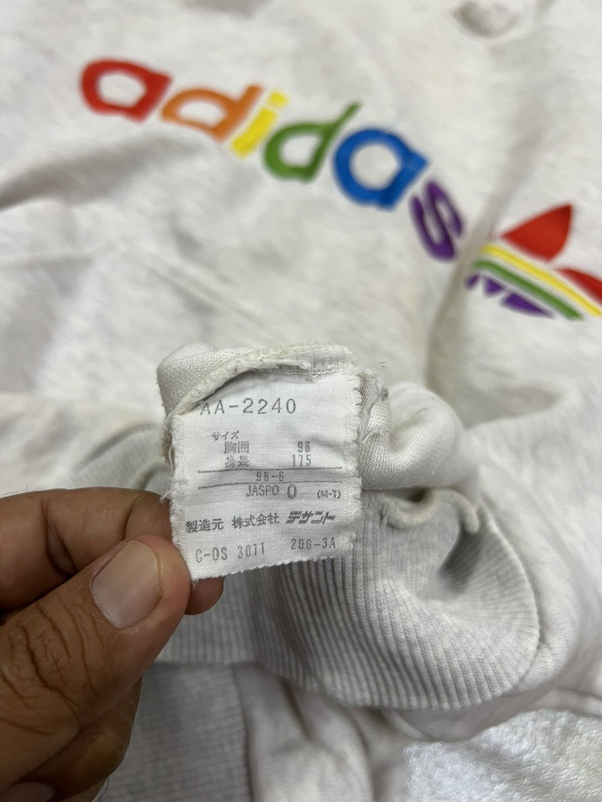 Adidas Adidas Original Pride Flag Pullover Trefoil Hoodie Size US L / EU 52-54 / 3 - 6 Thumbnail