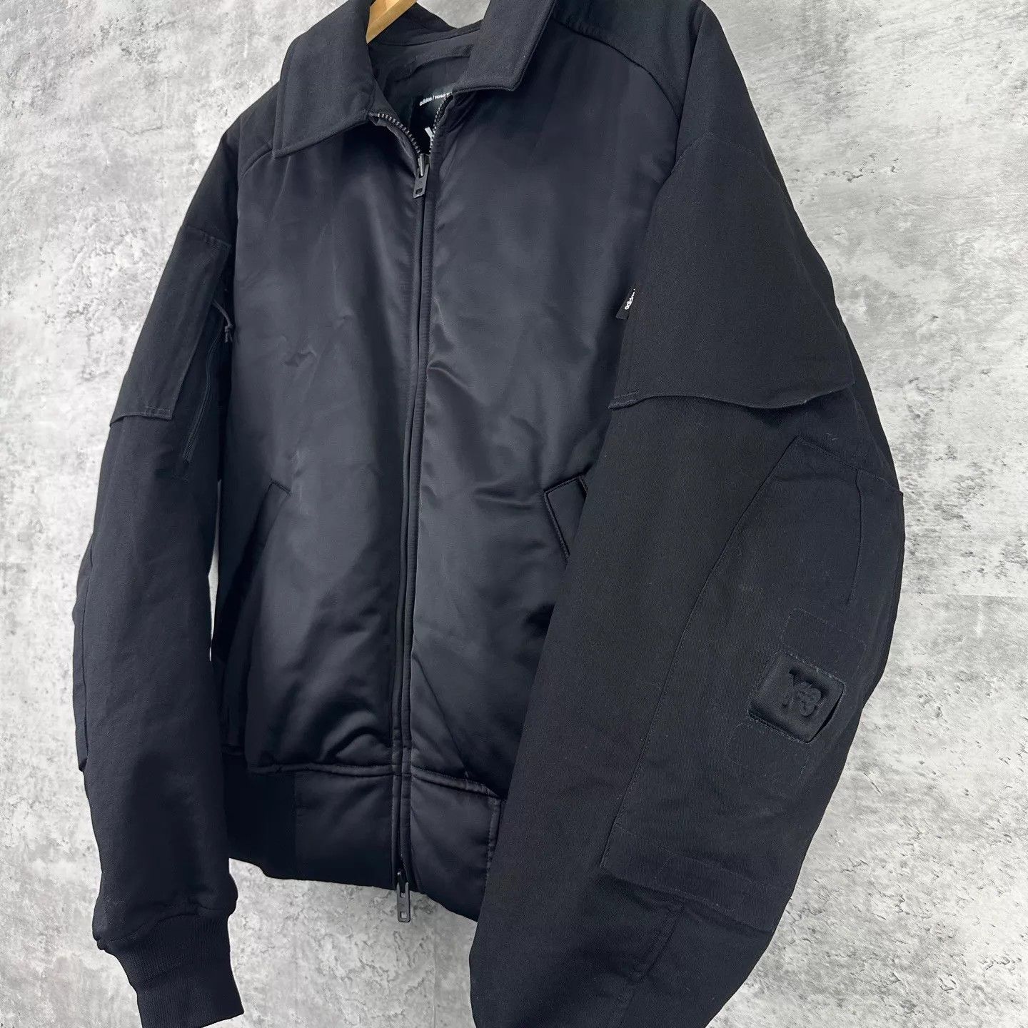 Y-3 Y-3 Nylon Paneled Padded Bomber Jacket S Near New Size US S / EU 44-46 / 1 - 4 Thumbnail