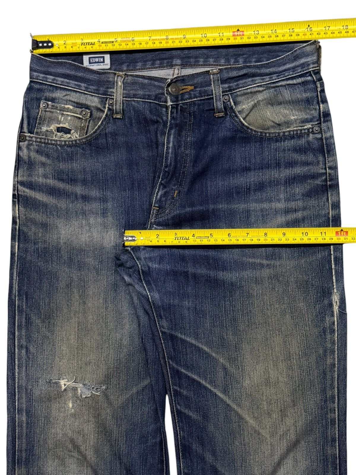 Edwin Vintage Edwin 403 Japan Denim Jeans | Vintage Straight | W32 Size US 32 / EU 48 - 17 Thumbnail